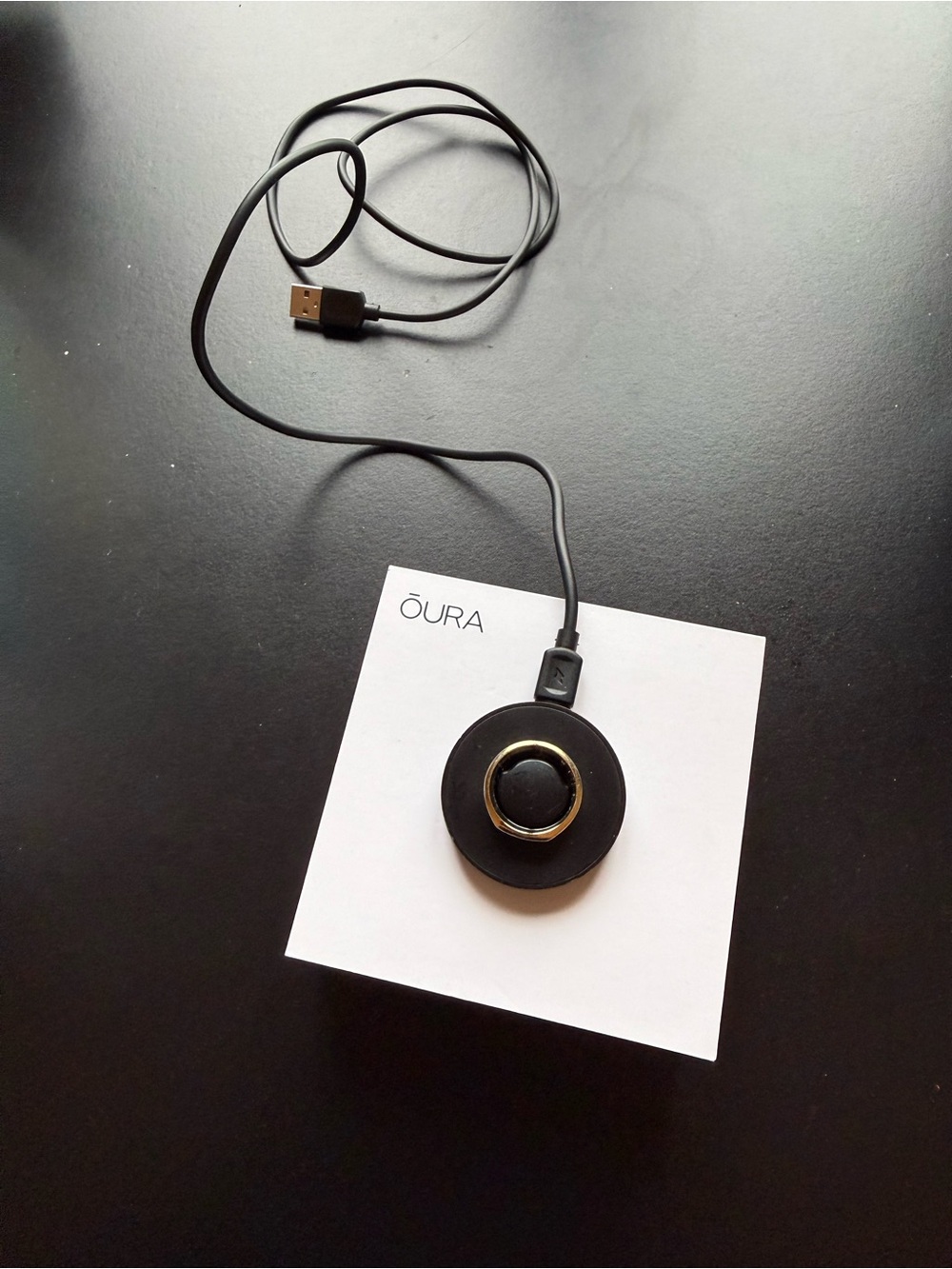 Oura Gen3 Heritage Gold Size 9 with Box and Charger